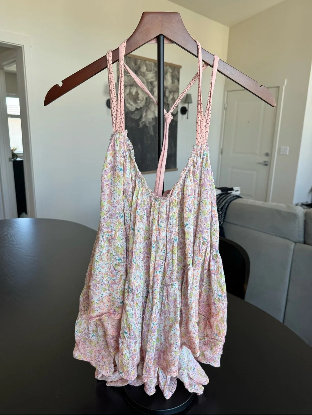 Vintage Free People pink tank top